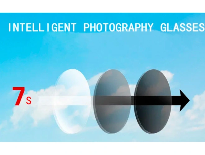 Spécification du verre correcteur photochromique Photogrey 1.56 bifocal plat HMC EMI