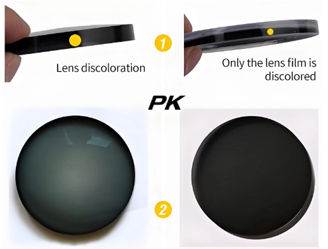Spécification des lentilles ophtalmiques HMC en polycarbonate PC 1.59 anti-lumière bleue