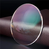 Verres de lunettes correcteurs 1.49 CR39 bifocaux à sommet rond sans revêtement