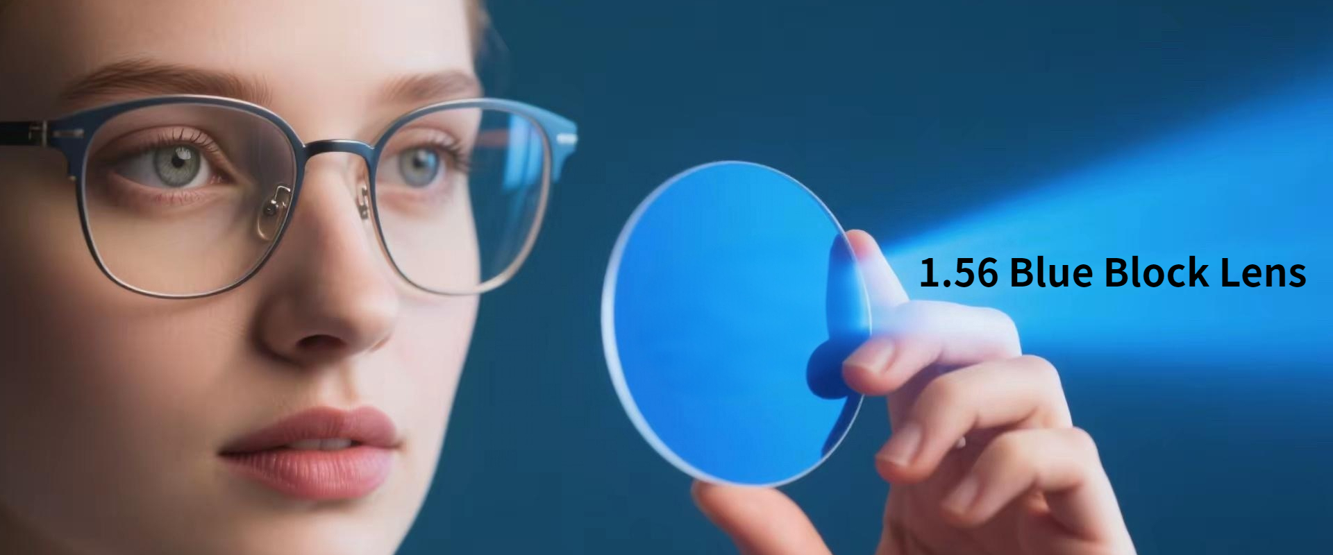 Verre 1.56 anti-lumière bleue