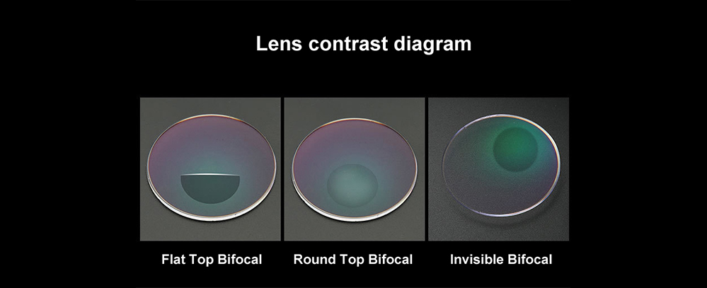 Comparaison des types de verres bifocaux