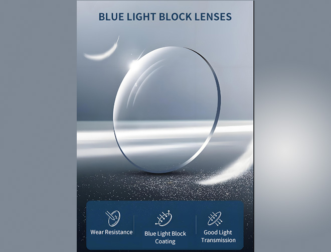 Verres de lunettes haut indice 1.67 UV420 anti-lumière bleue