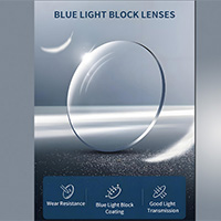 Verres High Index 1.67 UV420 anti-lumière bleue pour lunettes